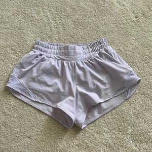 Lululemon Hottie shorts 2.5” size 2 lavender